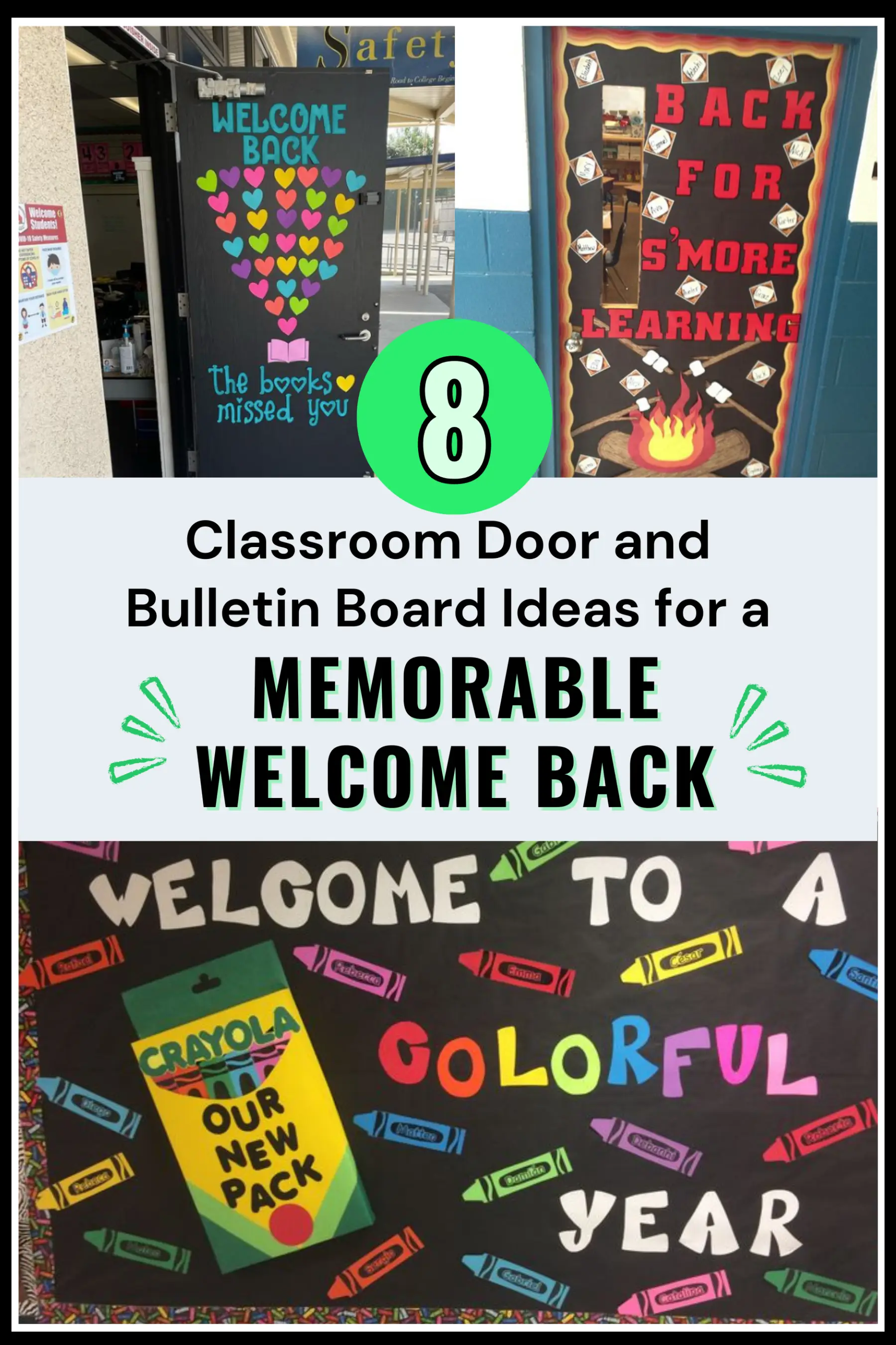 8 Classroom Door and Bulletin Board Ideas for a Memorable Welcome Back