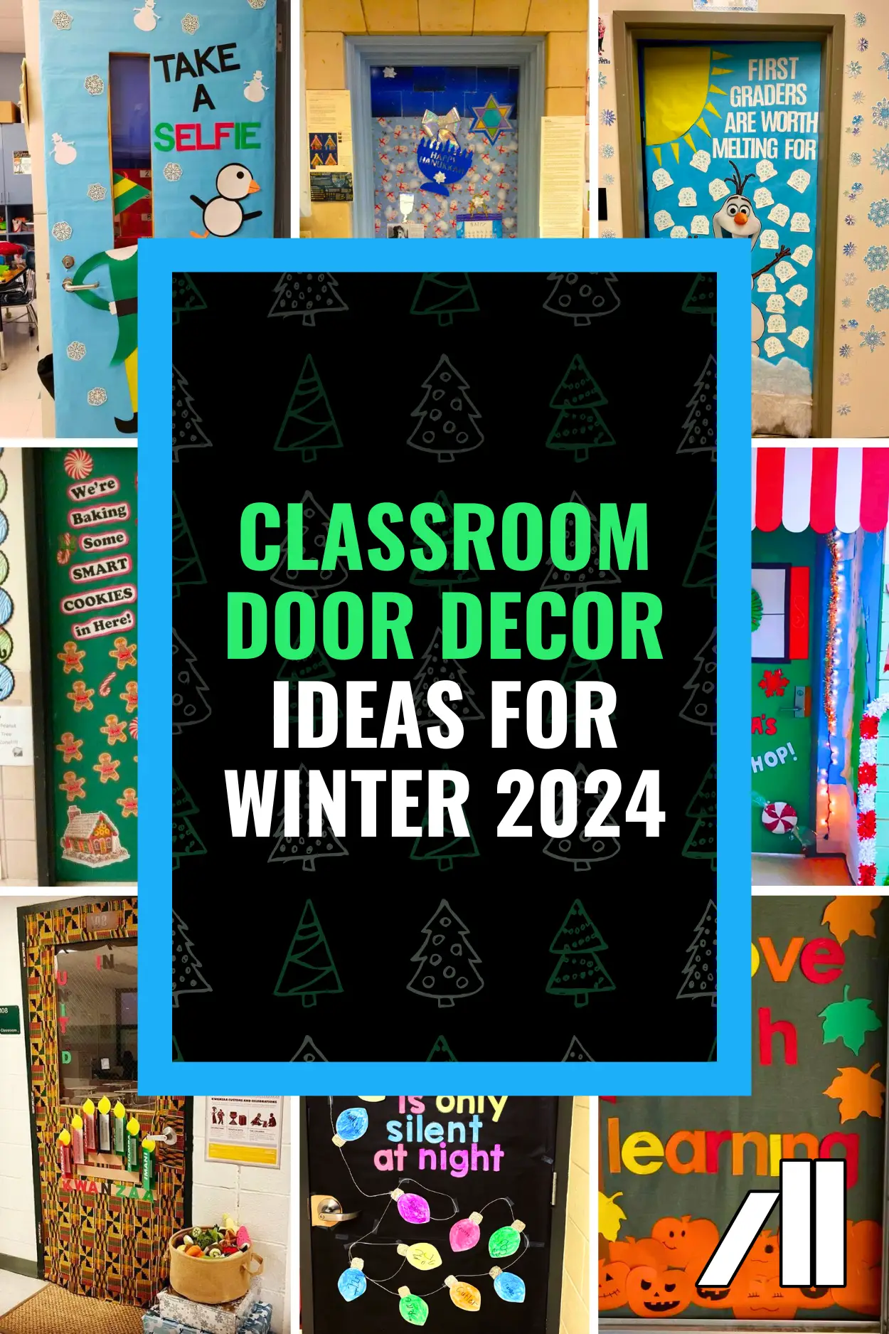 7 Creative Ideas for Winter and Holiday Classroom Door Decorations