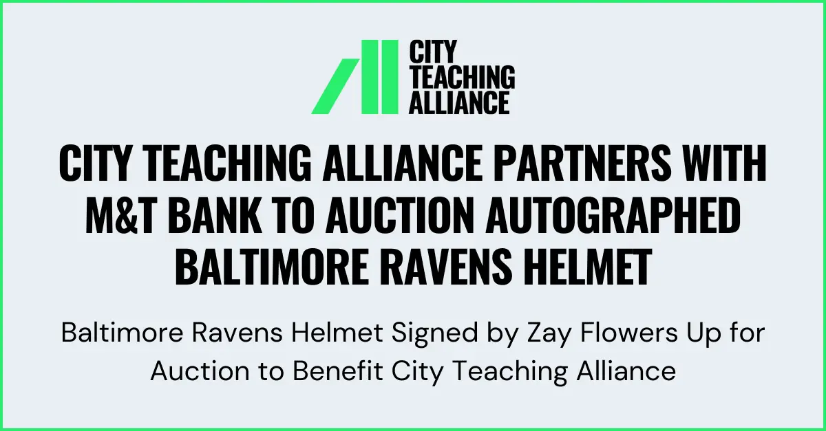 Baltimore Ravens Helmet Autographed by Zay Flowers Up for Auction to Benefit Education