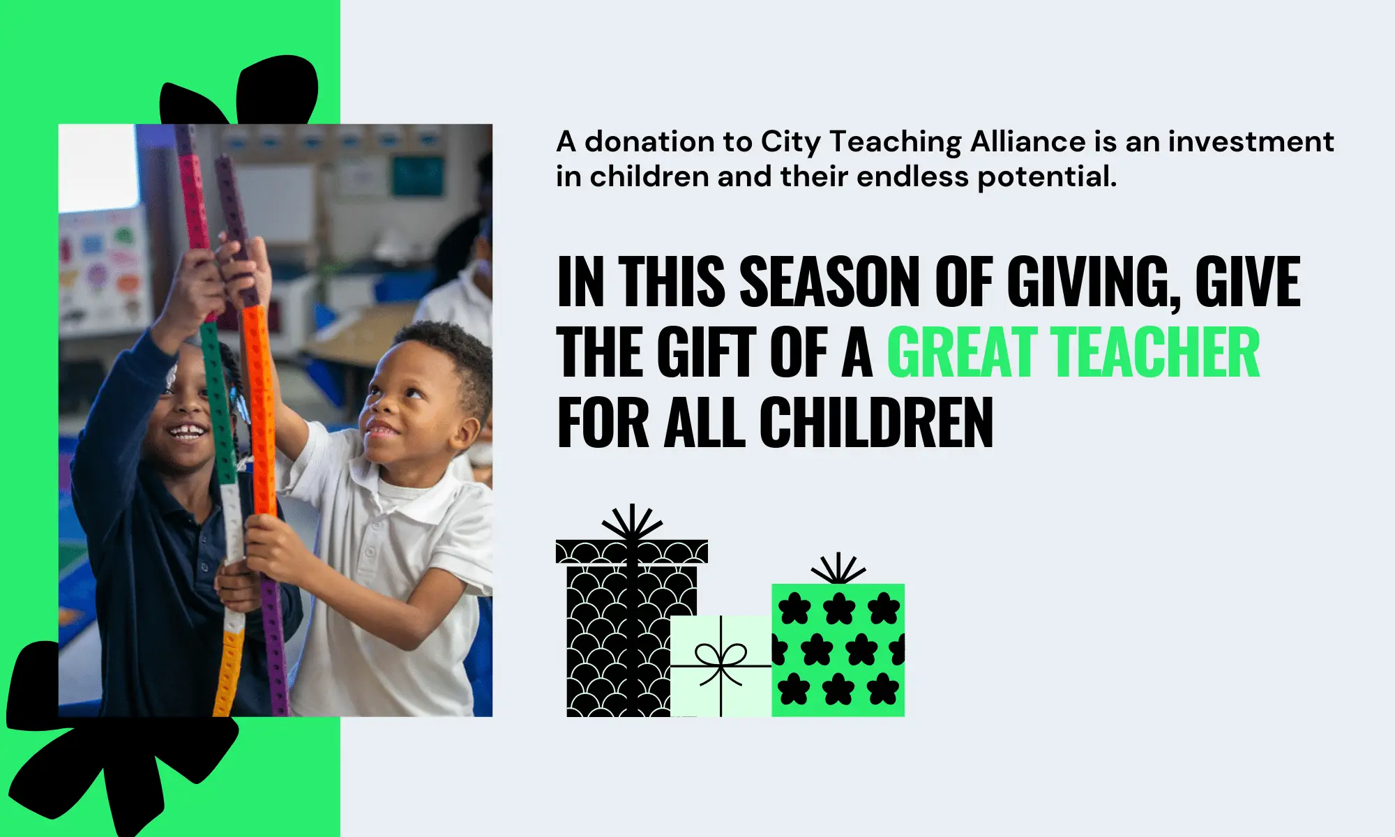 Join Our Teachers in Investing in the Next Generation This Giving Season!